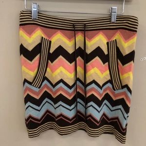 Missoni for Target Light Multi Color Chevron Skirt